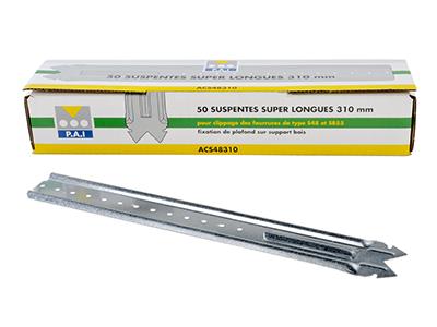 Suspentes HL pour fourrure F350 par 100 PLACO, 32910