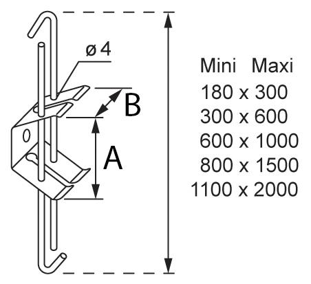 Suspente acoustique à ressort précompressé